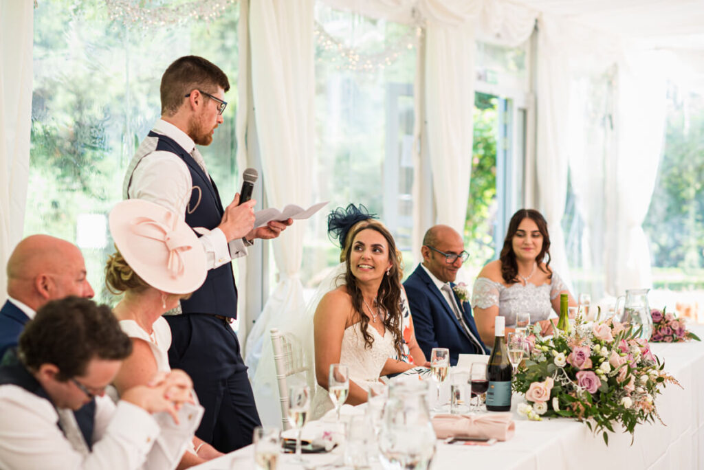 Wedding Speeches at Hockwold Hall