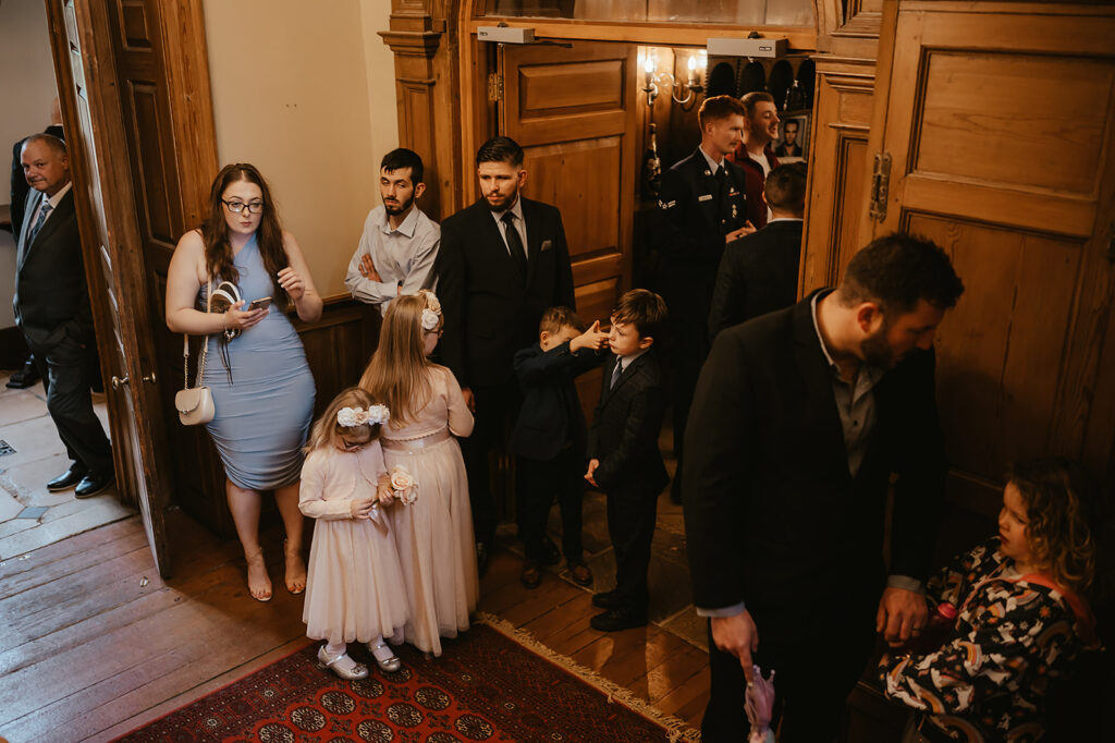 1:30pm: Guests arrive